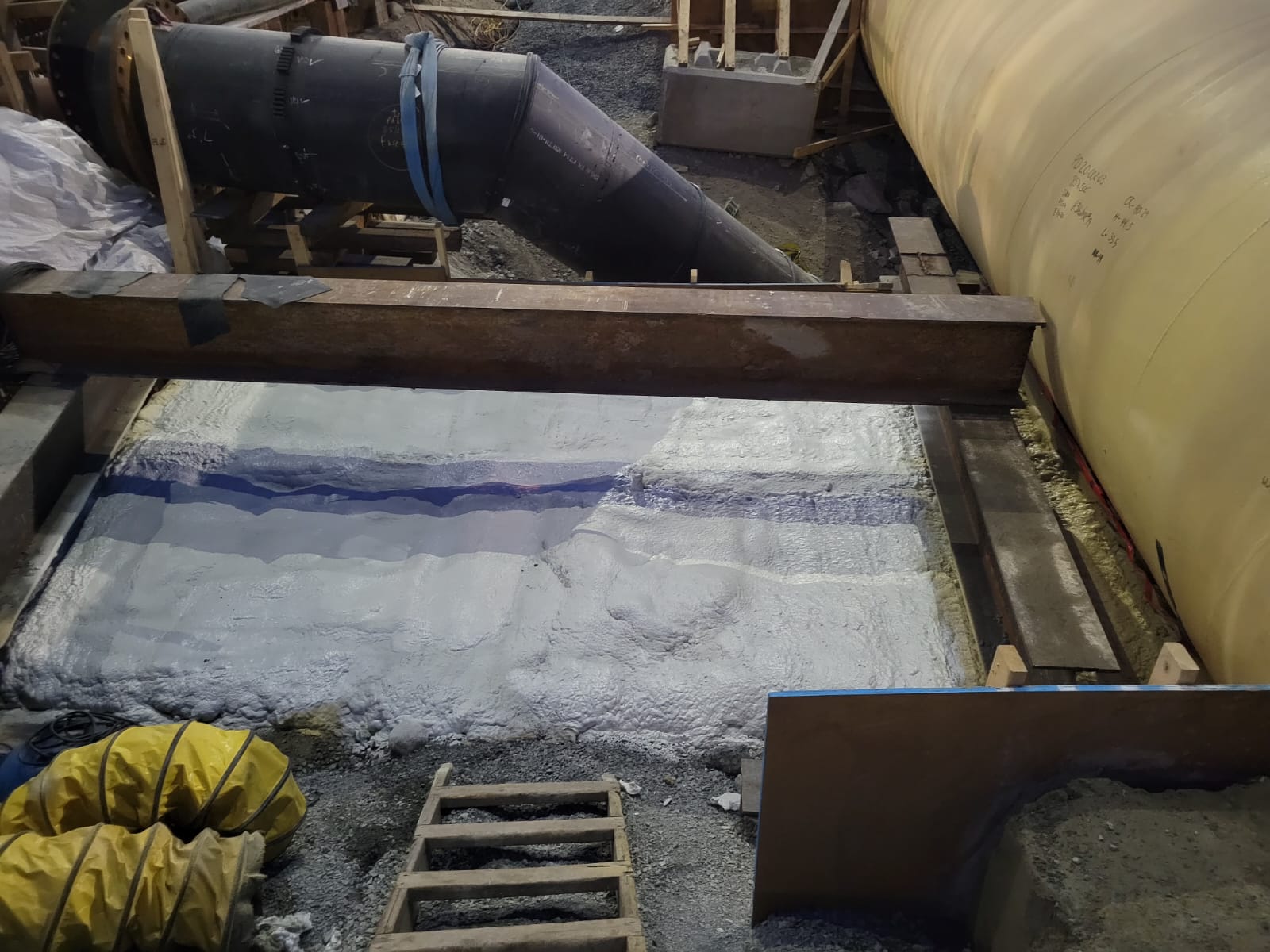 Concrete lifting project by Division 7 Contracting